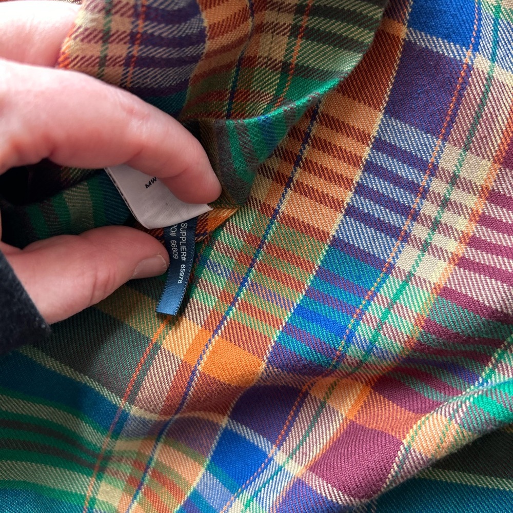 Vintage Ralph Lauren Multicolor Plaid Men's Shirt large - Picture 12 of 12